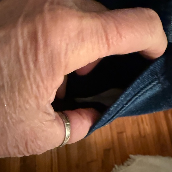 Free people sweat shirt Denim Blue Women's Jacket - Picture 5 of 12